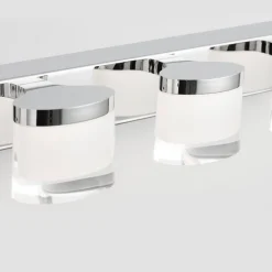 Applique Da Bagno-Selezionato da Mazzolaluce Applique specchio da bagno 15w 3000k cromato