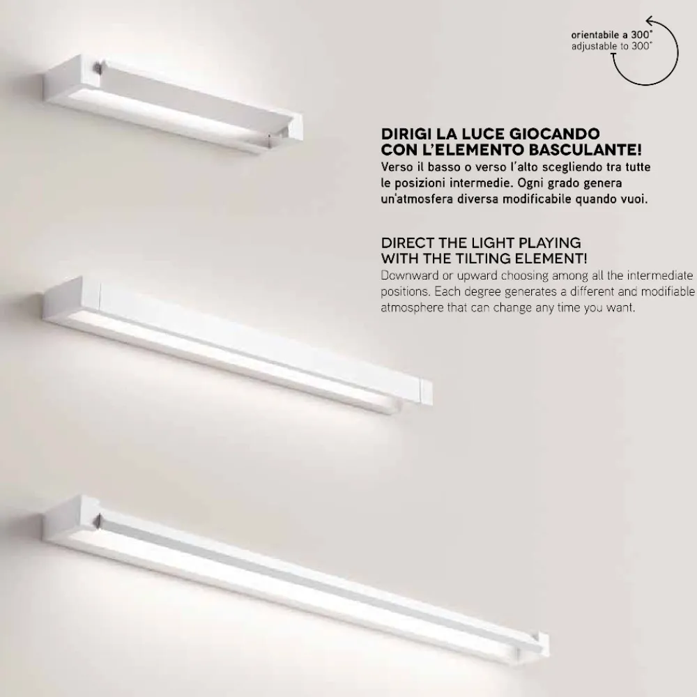 Applique Da Parete-Perenz Illuminazione Applique sway perenz girevone nero led 17w cct moderno