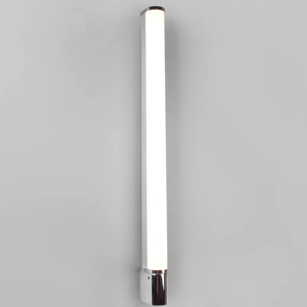 Applique Da Bagno-Selezionato da Mazzolaluce Applique tubo led 16w 3000k cromo per bagno con presa elettrica