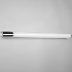 Applique Da Bagno-Selezionato da Mazzolaluce Applique tubo led 16w 3000k cromo per bagno con presa elettrica