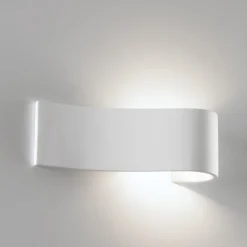 Applique Da Parete-Selezionato da Mazzolaluce Applique vela bianca in ceramica gesso led 6w 3000k