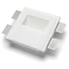 Applique Da Parete-Selezionato da Mazzolaluce Applique vela da incasso parete led 9w 3000k di gesso cristaly a scomparsa