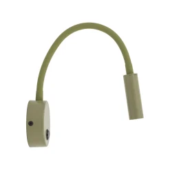 Applique Camera Da Letto-Selezionato da Mazzolaluce Applique verde oliva braccio orientabile con interruttore per comodini camera da letto