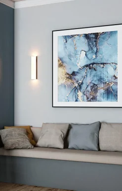 Applique Da Parete-Eglo Applique verticale led 12w 3000k bianca moderna zubialde