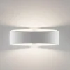 Applique Da Parete-Selezionato da Mazzolaluce Applique 12w 4000k bianca in gesso ceramica