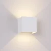 Applique Da Esterno-Selezionato da Mazzolaluce Applique 20w 3000k cubo bianco xl led da esterno