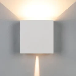 Applique Da Esterno-Selezionato da Mazzolaluce Applique 20w 3000k cubo bianco xl led da esterno