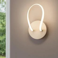 Applique Da Parete-Selezionato da Mazzolaluce Applique 11w led 4000k design moderna bianca dimmerabile