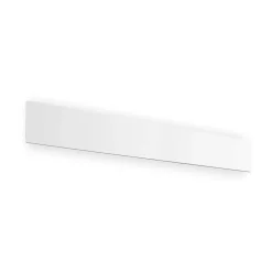 Applique Da Parete-Ideal Lux Applique zig zag ap1 bianco d75 led 30w 3000k rettangolare moderna