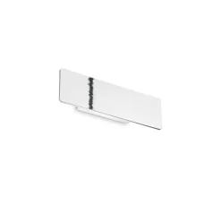 Applique Da Parete-Ideal Lux Applique zig zag ap1 d29 cromo led 12,5w 3000k moderna