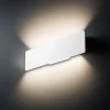 Applique Da Parete-Ideal Lux Applique zig zag bianco ap1 d29 led 12,5w 3000k moderna