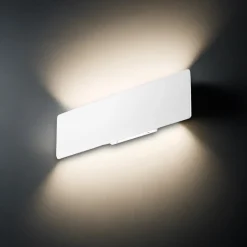 Applique Da Parete-Ideal Lux Applique zig zag bianco ap1 d29 led 12,5w 3000k moderna