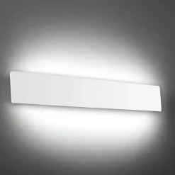 Applique Da Parete-Ideal Lux Applique zig zag bianco d53 led 23w 4000k rettangolare moderna