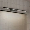 Applique Da Bagno-Perenz Illuminazione Appliuque 102cm riga nero orientabili per specchio da bagno perenz