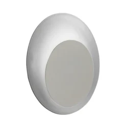 Applique Da Esterno-Ondaluce Ap shell applique da esterno design led grigio silver