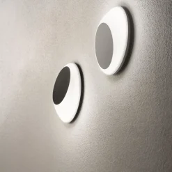 Applique Da Esterno-Ondaluce Ap shell applique da esterno design led grigio silver