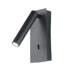 Applique Camera Da Letto-Ondaluce Ap telescope applique per camera da letto porta usb led orientabile nera