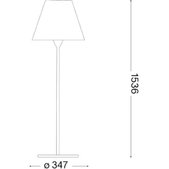 Lampade Da Esterno Giardino-Ideal Lux Arcadia pt1 piantana per esterno antracite