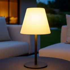 Lampade Da Tavolino Esterno-Ideal Lux Arcadia tl1 lampada da tavolo per esterno h52 ip65