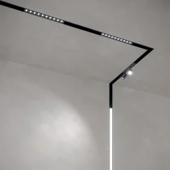 Illuminazione A Binario-Ideal Lux Arca angolo connettore destro-sinistro 48v binario monofase da incasso