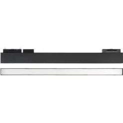 Illuminazione A Binario-Ideal Lux Arca modulo led 48v 26w 4000k nero binario monofase ottica 100