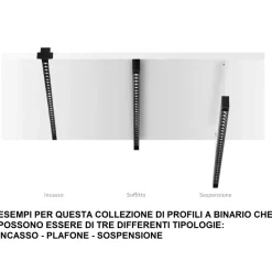 Illuminazione A Binario-Ideal Lux Arca modulo faretti led 48v 15w 3000k nero per binario monofase