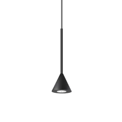 Lampade A Sospensione-Ideal Lux Archimede sp cono lampada a sospensione per camera da letto led 3000k nero