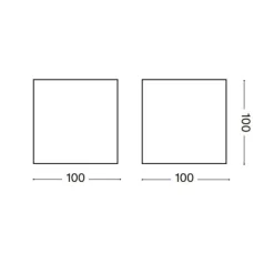 Applique Da Esterno-Ideal Lux Argo ap2 applique per esterno led 10w 3000k antracite