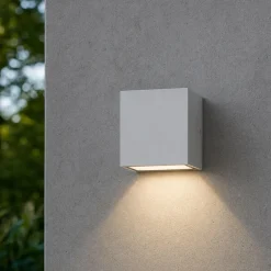 Applique Da Esterno-Ideal Lux Argo ap1 3000k applique da esterno bianca led 6w ip65