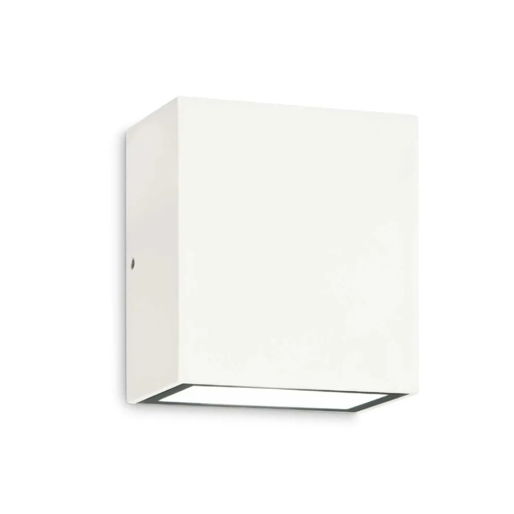 Applique Da Esterno-Ideal Lux Argo ap1 3000k applique da esterno bianca led 6w ip65