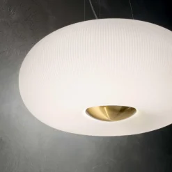 Lampadario Camera Da Letto-Ideal Lux Arizona sp3 lampadario stanza da letto sfera vetro decorato
