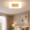 Plafoniere Moderne-Linea Light Aruba s plafoniera per camera da letto led 3000k oro