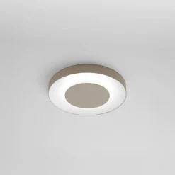 Plafoniere Moderne-Vivida International Aurea vivida plafoniera rotonda moderna sabbia led 3000k 4000k 40 cm