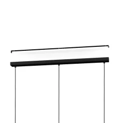 Lampadari Cucina-Eglo Bajazzara lampadario da cucina portalampada in legno colore nero