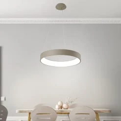 Lampadari Moderni-Affralux Band diodi lampadario led 35w sabbia 3000k 4000k