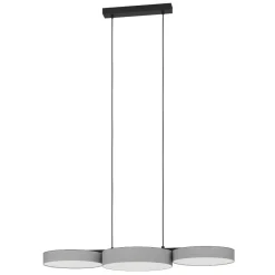 Lampadari Cucina-Eglo Barbano z lampadario da cucina 3 luci led rgb da 2700k a 6500k