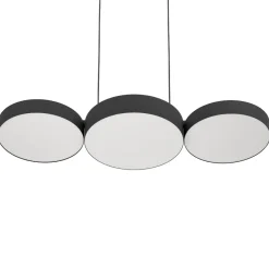 Lampadari Cucina-Eglo Barbano z lampadario per tavolo cucina moderna led rgb da 2700k a 6500k