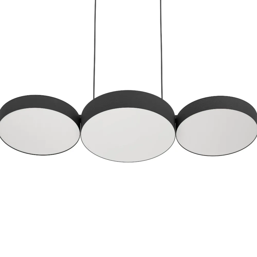 Lampadari Cucina-Eglo Barbano z lampadario per tavolo cucina moderna led rgb da 2700k a 6500k