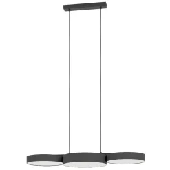 Lampadari Cucina-Eglo Barbano z lampadario per tavolo cucina moderna led rgb da 2700k a 6500k
