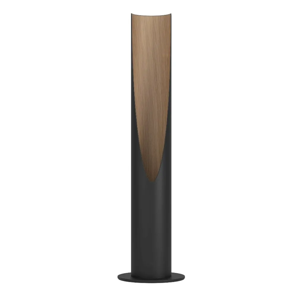 Lampade Da Tavolo-Eglo Barbotto lampada da tavolo con dettagli in legno moderna