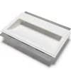 Applique Da Parete-Selezionato da Mazzolaluce 9010 belfiore lampada di gesso led cristaly da incasso a scomparsa parete 32w 3000k