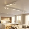 Illuminazione A Binario-Selezionato da Mazzolaluce Binario angolare con spot orientabili monofase bianco modulo led 3000k