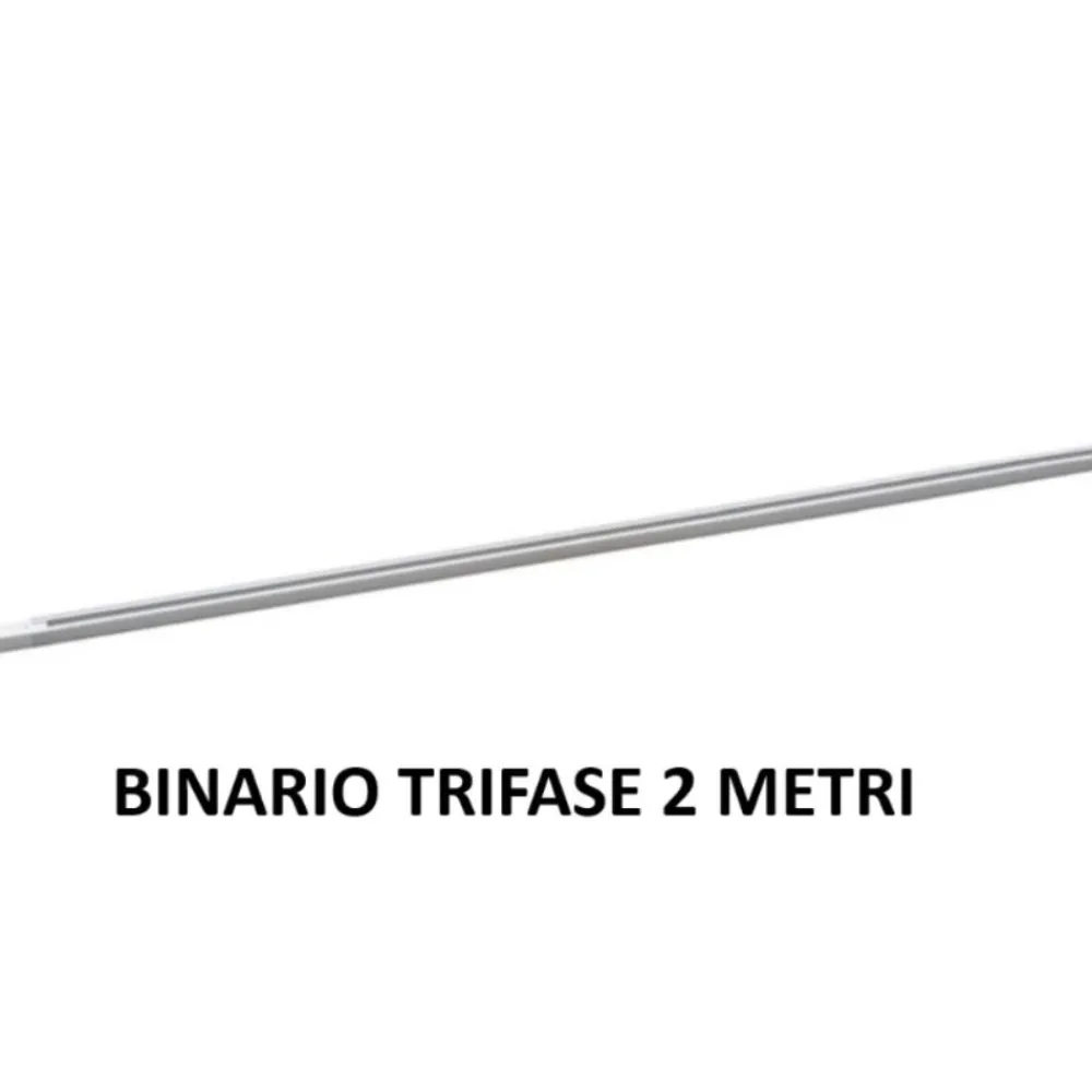 Illuminazione A Binario-Selezionato da Mazzolaluce Binario trifase 2 metri bianco