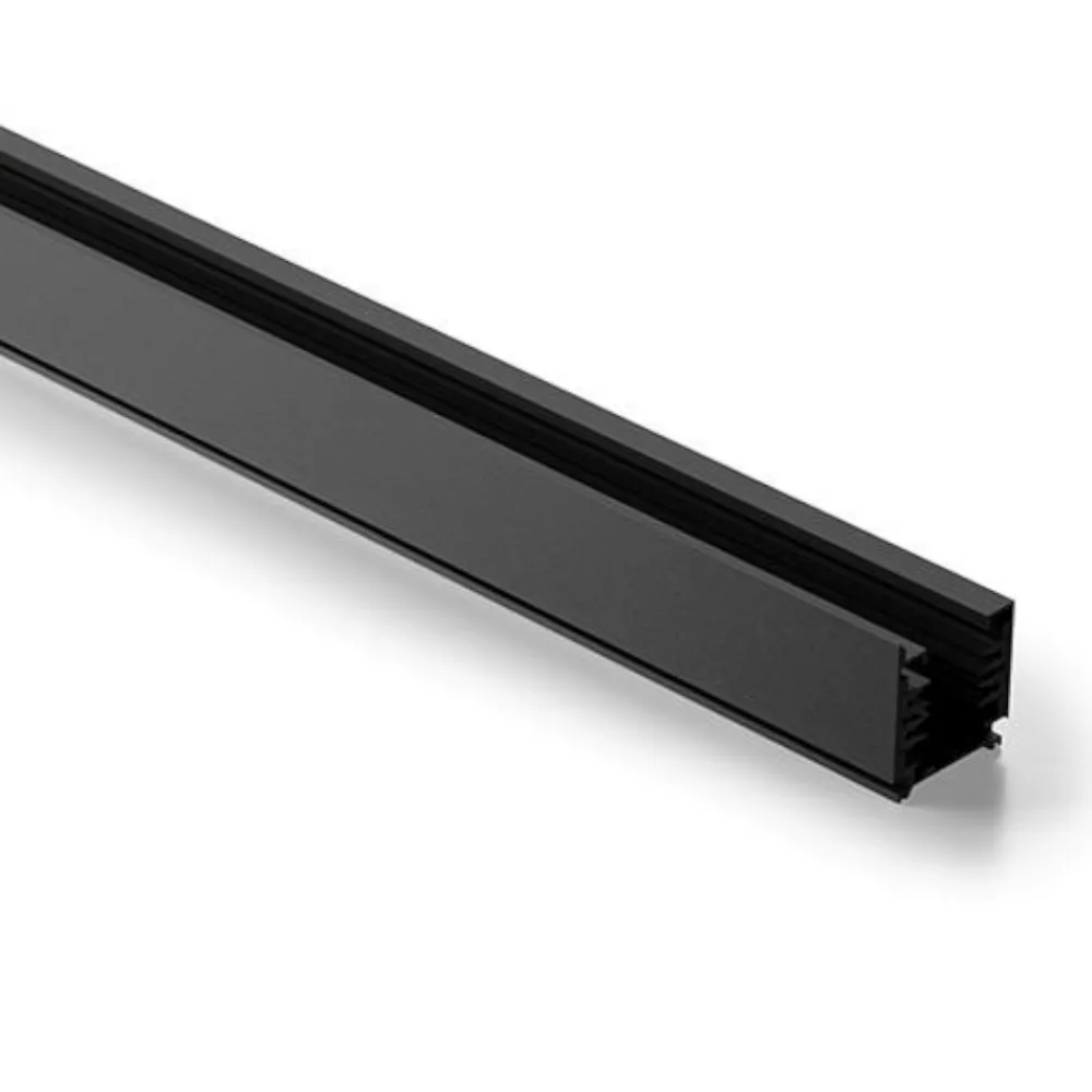 Illuminazione A Binario-Gea Luce Binario trifase 2 mt nero