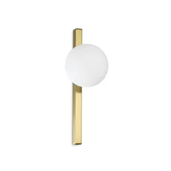 Applique Da Parete-Ideal Lux Binomio ap1 applique oro ottone moderna