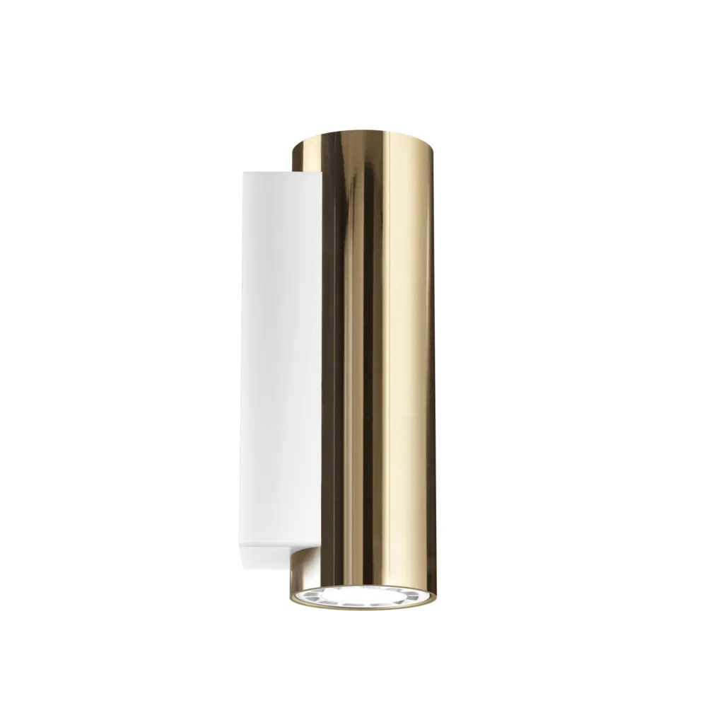 Applique Da Parete-Linea Light Birba applique biemissione metallo oro gu10
