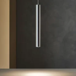 Lampade A Sospensione-Linea Light Birba lampada a sospensione cromo cilindro gu10