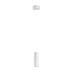 Lampade A Sospensione-Linea Light Birba lampada a sospensione cilindro bianco