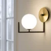 Applique Da Parete-Ideal Lux Birds ap1 lampada da parete applique sfera vetro