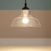 Lampade A Sospensione-Ideal Lux Bistro sp1 plate lampada a sospensione vetro trasparente